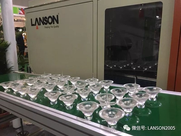 lanson plastic machine in the exhibition